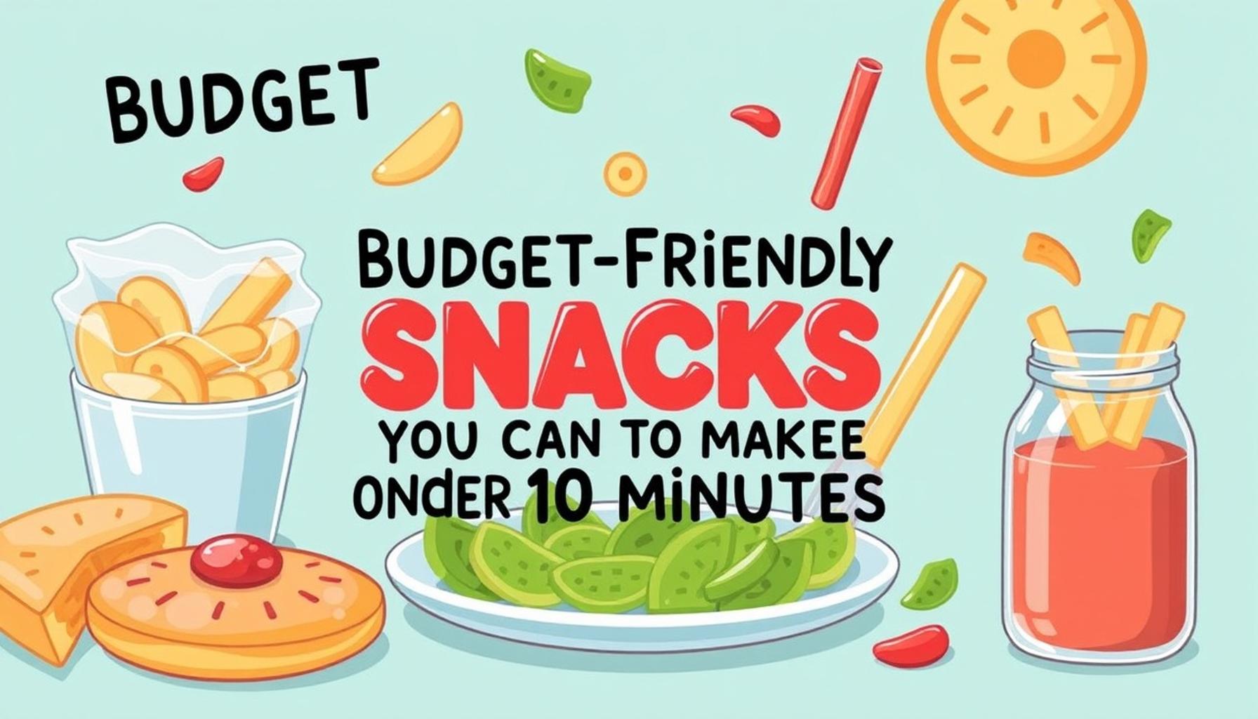 Budget-Friendly Snacks You Can Make in Under 10 Minutes