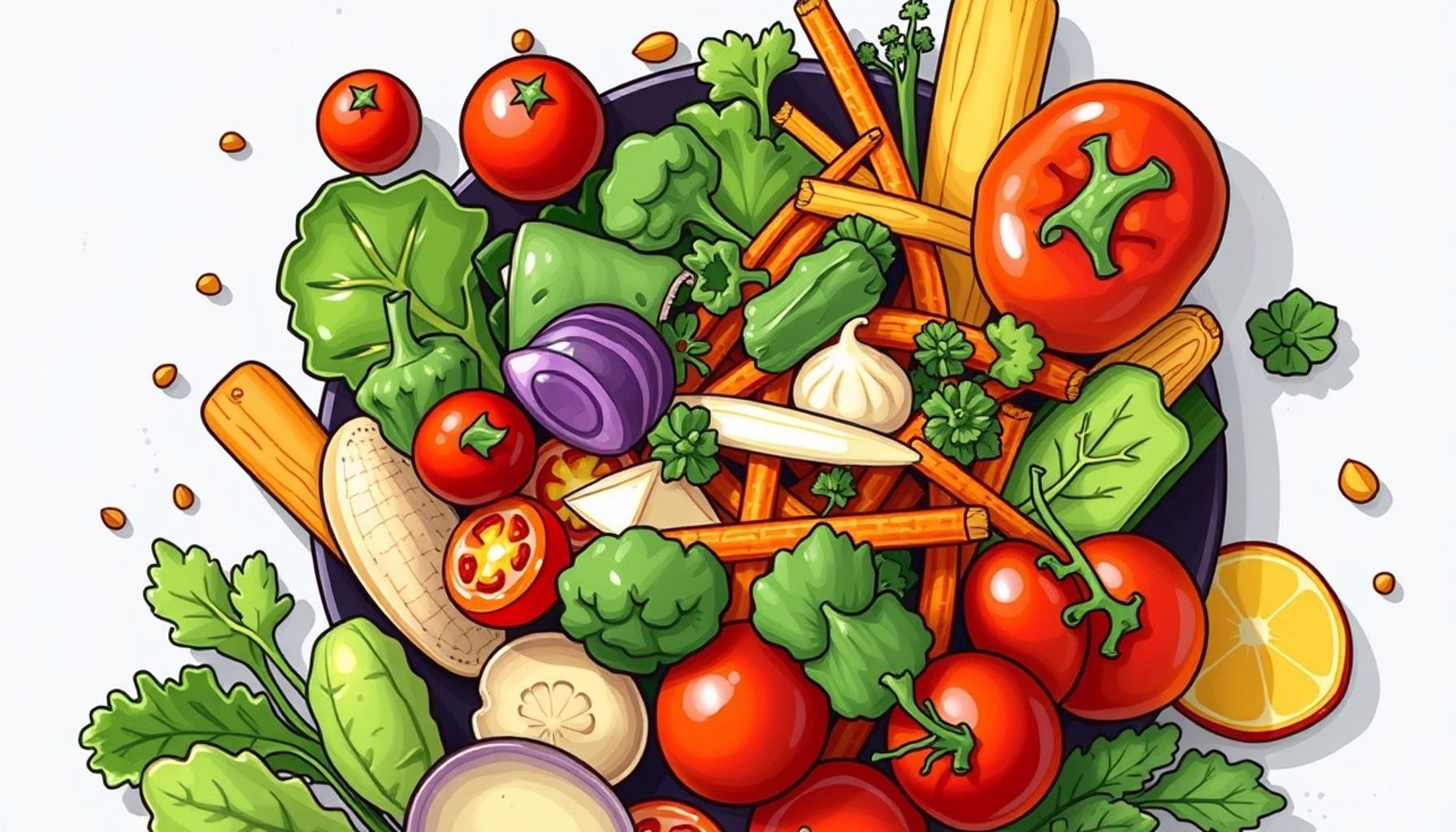 Easy and Quick Vegetarian Dishes: Budget Meals in 30 Minutes