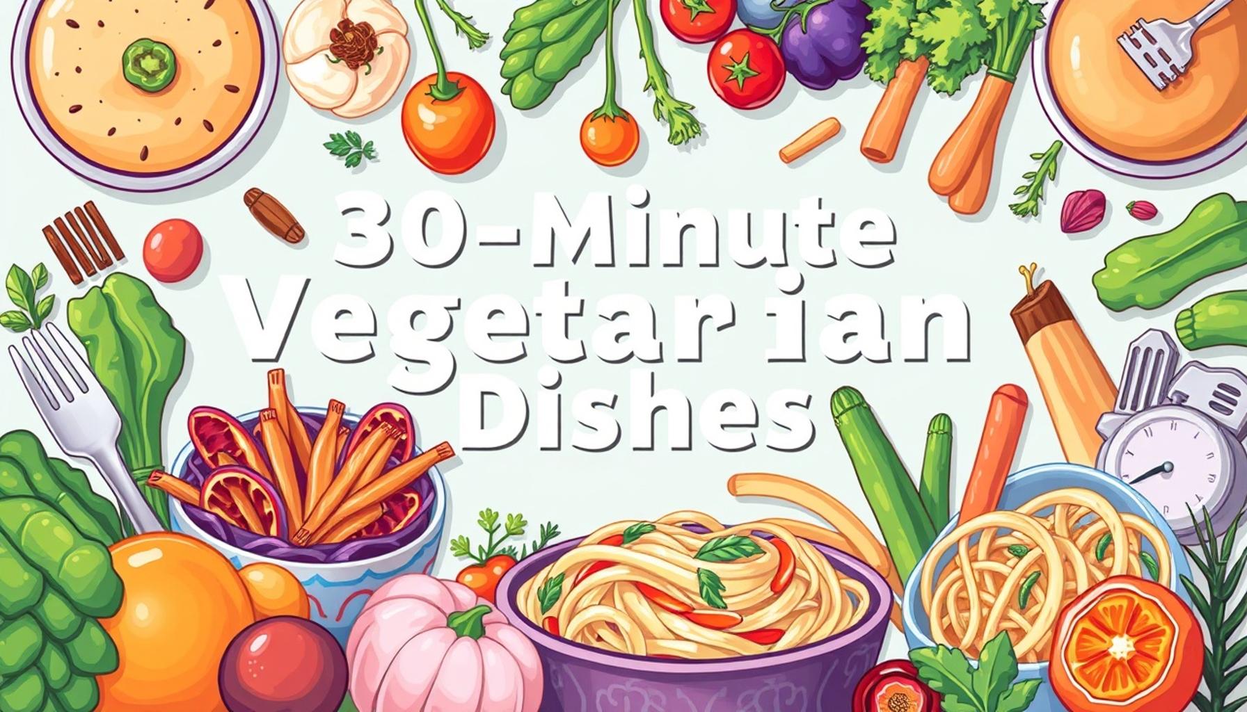 30-Minute Vegetarian Dishes for Quick and Affordable Meals