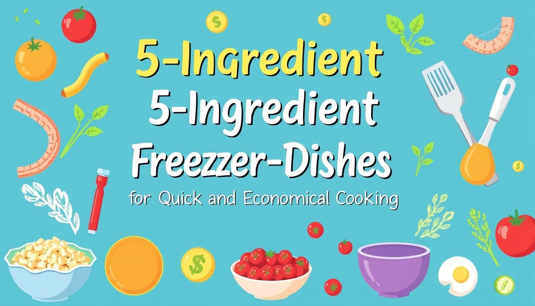 5-Ingredient Freezer-Friendly Dishes for Quick and Economical Cooking